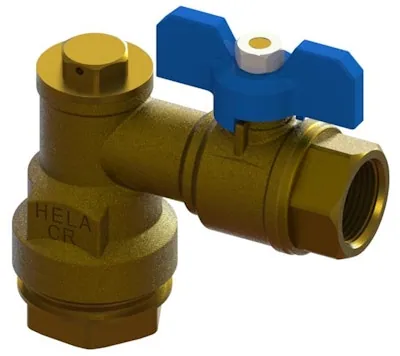 Vesimittariventtiili kiertein HELA HELA 313/DU50/R11/2/SULATUSTUL