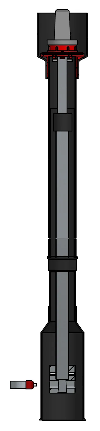 Karanjatko teleskooppinen PAM Euro 20 New DN200 L=1750-3000mm