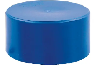 Venttiilikaran hattu JALPA 110 mm, muovia, sininen