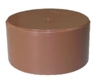 Viemäriventtiilinhattu JALPA 110 mm, muovia, ruskea