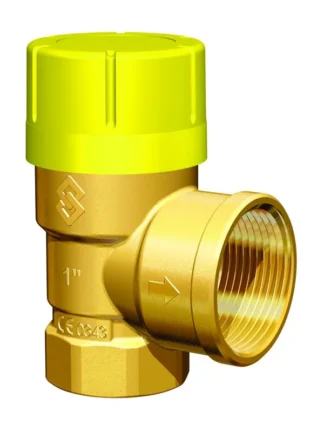 Varoventtiili erikoismessinkiä FLAMCO Prescor Prescor Solar DN15, 6 bar