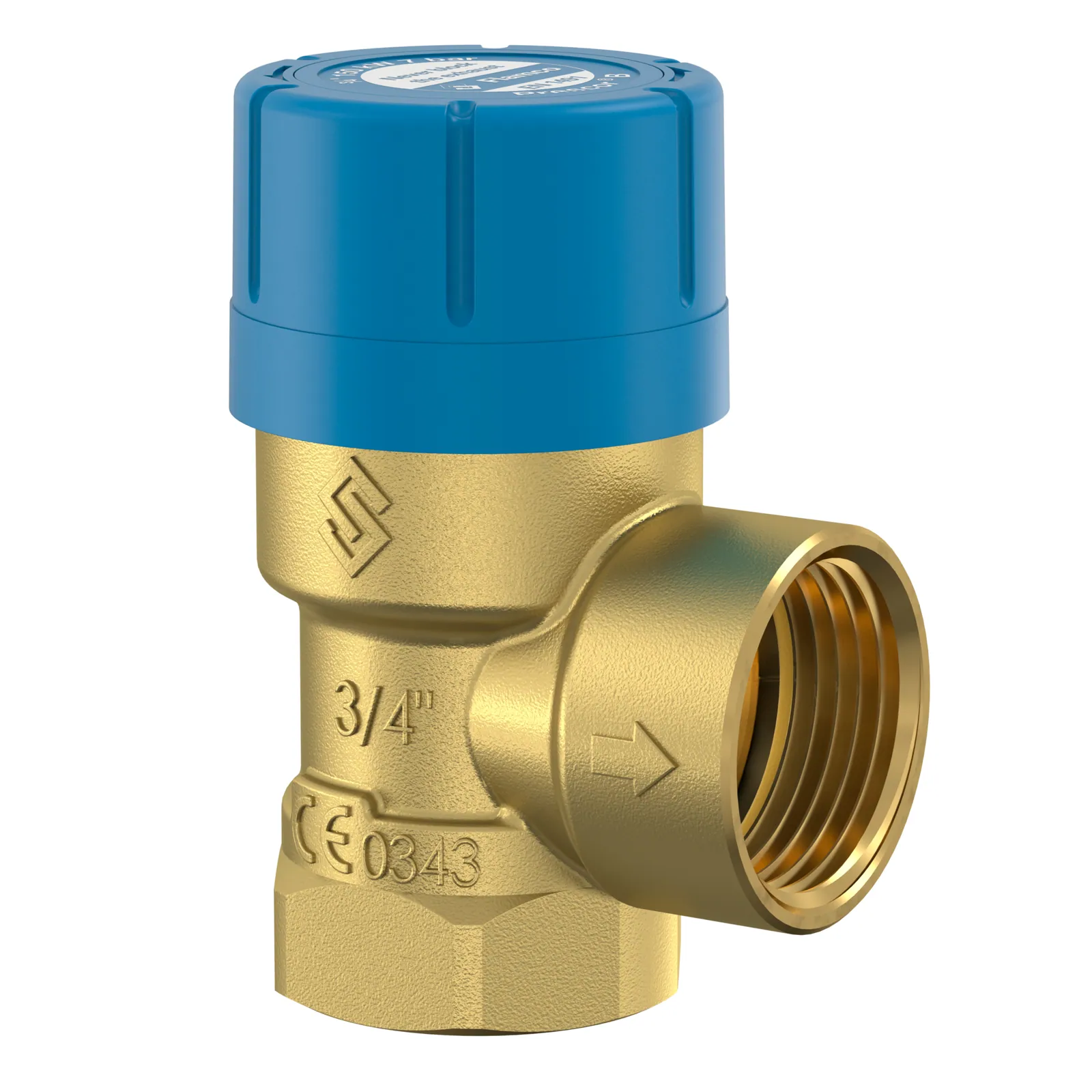 Varoventtiili messinkiä FLAMCO Prescor PRESCOR B 3/4 x 3/4 10BAR
