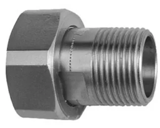 Yhdistäjä GF BFS JRG Takaiskuventtiilillä 1/2"