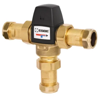 Sekoitusventtiili termostaatt. ESBE VTA320, VTA520 VTA523 45-65°C G1 1/4+CPF28 25