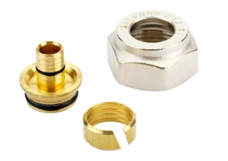 Puserrusliitin DANFOSS RAD MP LIITIN 15X2,5-3/4"