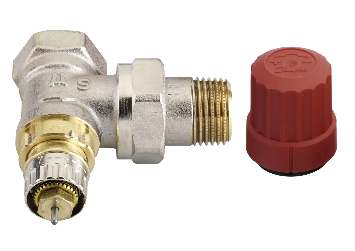 Patteriventtiili DANFOSS RA 2000 RA-N 1 kulma