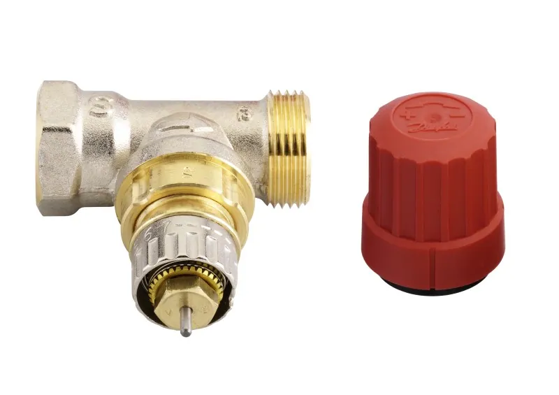 Patteriventtiili suora DANFOSS RA 2000 RA-N 3/8 suora ilman liittimiä