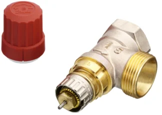 Patteriventtiili kulma DANFOSS RA RA-N DN15, kulma