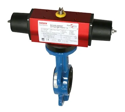 LÄPPÄVENTTIILI TOIMILAITTEELLA DN100 ONNLINE 8115E 230SR