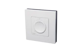 Huonetermostaatti DANFOSS Icon™ 230V, säätöpyörä, pinta-asenn.