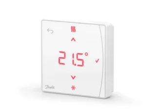 Huonetermostaatti langaton DANFOSS  Icon2™ 24V, kosketusnäyttö, infrapuna