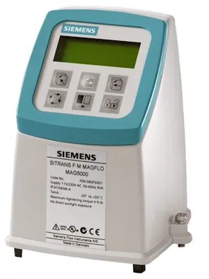 Vahvistin virtausmittarille SIEMENS MAGFLO MAG 5000 IP 67 230 V AC