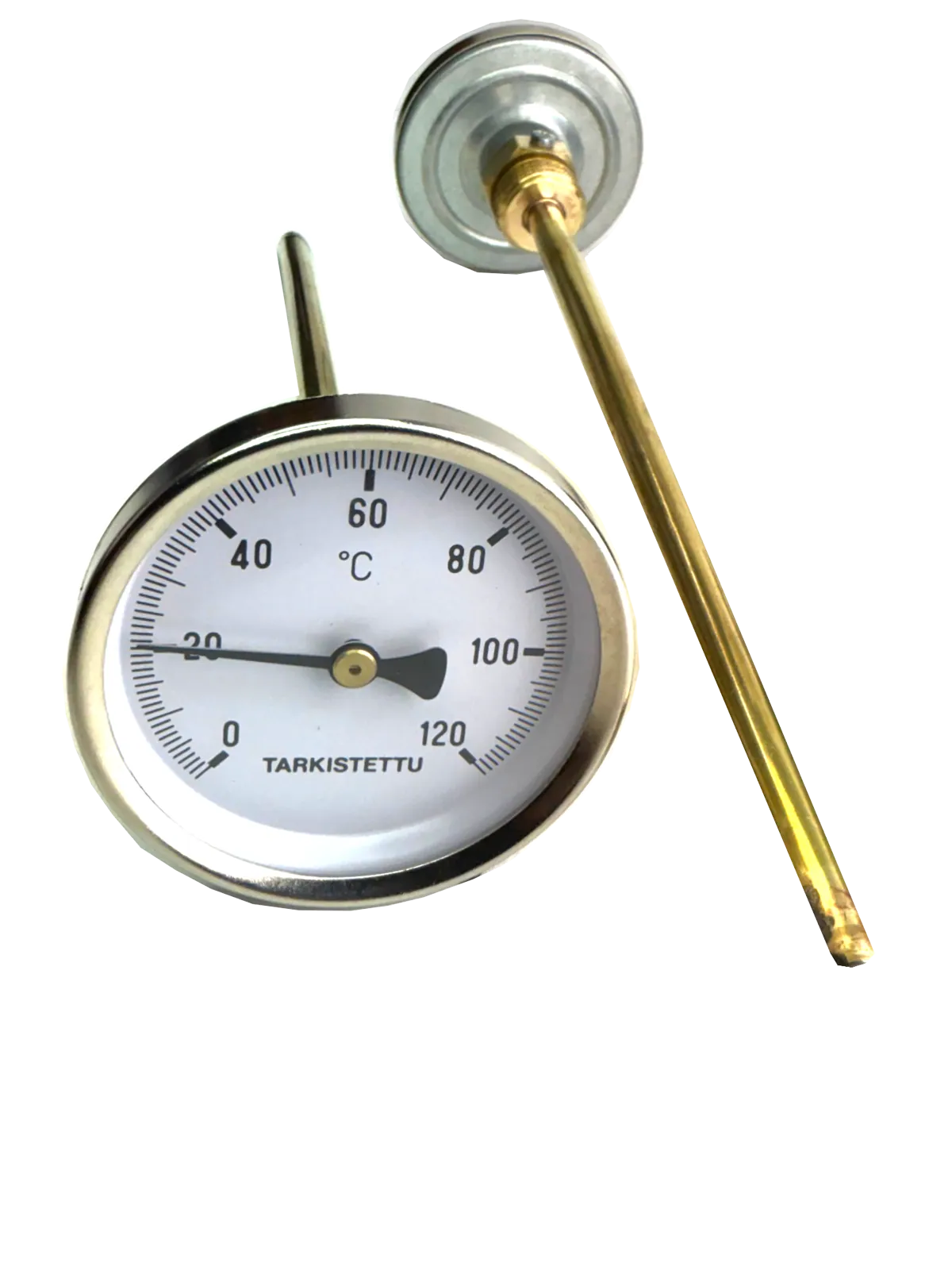 Lämpömittari varaajalle vaakam SERPENS R 1/2-64/L=200/0+120C/MESSINKI
