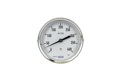 LÄMPÖMITTARI Ø100 0-400C R1/2 L=200/8 WIKA A52