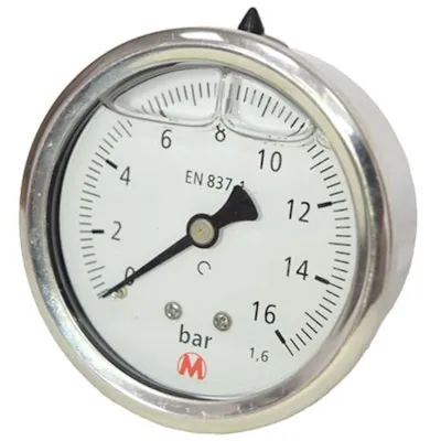 PAINEMITTARI MT63 VAIMENNUS Ø63 0-16bar T1/4 177 TL1,6