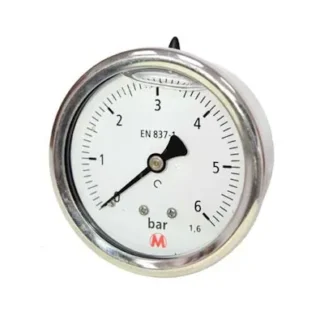PAINEMITTARI MT63 VAIMENNUS Ø63 0-6bar T1/4 177 TL1,6