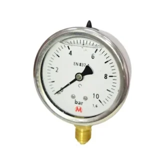 PAINEMITTARI MA63 VAIMENNUS Ø63 0-10bar A1/4 117 TL1,6