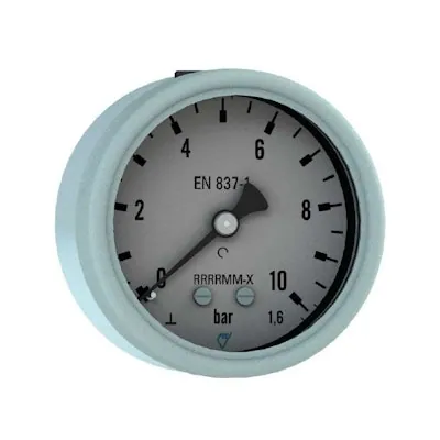 PAINEMITTARI MT63 VAIMENNUS Ø63 0-25bar T1/4 177 TL1,6