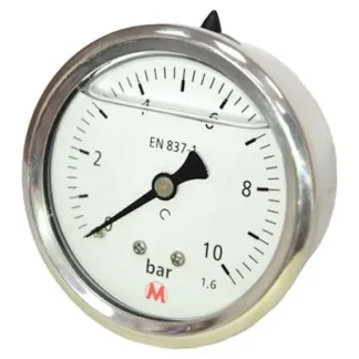 PAINEMITTARI MT63 VAIMENNUS Ø63 0-10bar T1/4 177 TL1,6