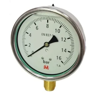 PAINEMITTARI MA100 VAIMENNUS Ø100 0-16bar A1/2 117 TL1,6