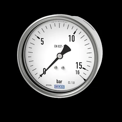 PAINEMITTARI WIKA 212.20 Ø100 0-16bar T1/2