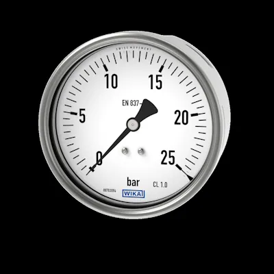 PAINEMITTARI WIKA 212.20 Ø100 0-25bar T1/2