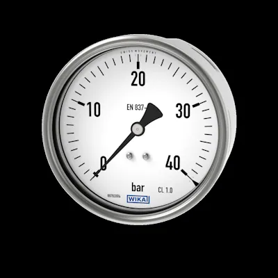 PAINEMITTARI WIKA 212.20 Ø100 0-40bar T1/2