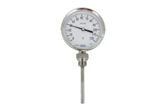 LÄMPÖMITTARI Ø100 0-120C R1/2 L=100/8 WIKA R52