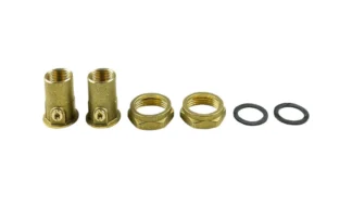 Liitinpari käyttövesipumpulle GRUNDFOS R 11/4 - 3/4 SULULLA