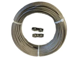 Nostovaijeri Debe 3mm RST vaijeri 60m+ 60m RST vaijeri 2 x vaijeriluk