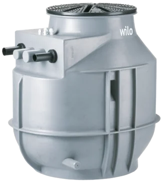 Jätevesipumppaamo Wilo WS40/MTC40F SISÄ - JA ULKOAS.