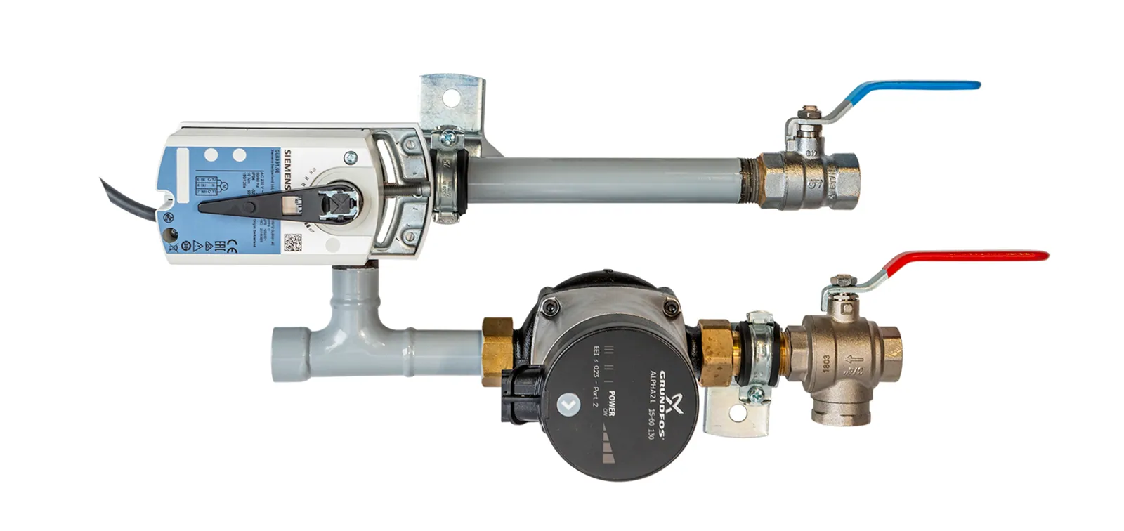Lämmityksen säätöryhmä GEBWELL RVS LSR Si KV4 Säät.pump.