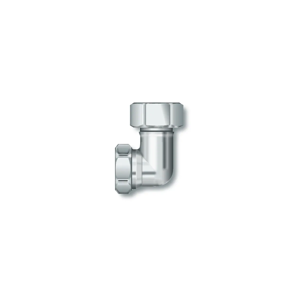 Lisävaruste radiaattorille PURMO TP MUUNNOSLIITIN, KULMA R 3/8"