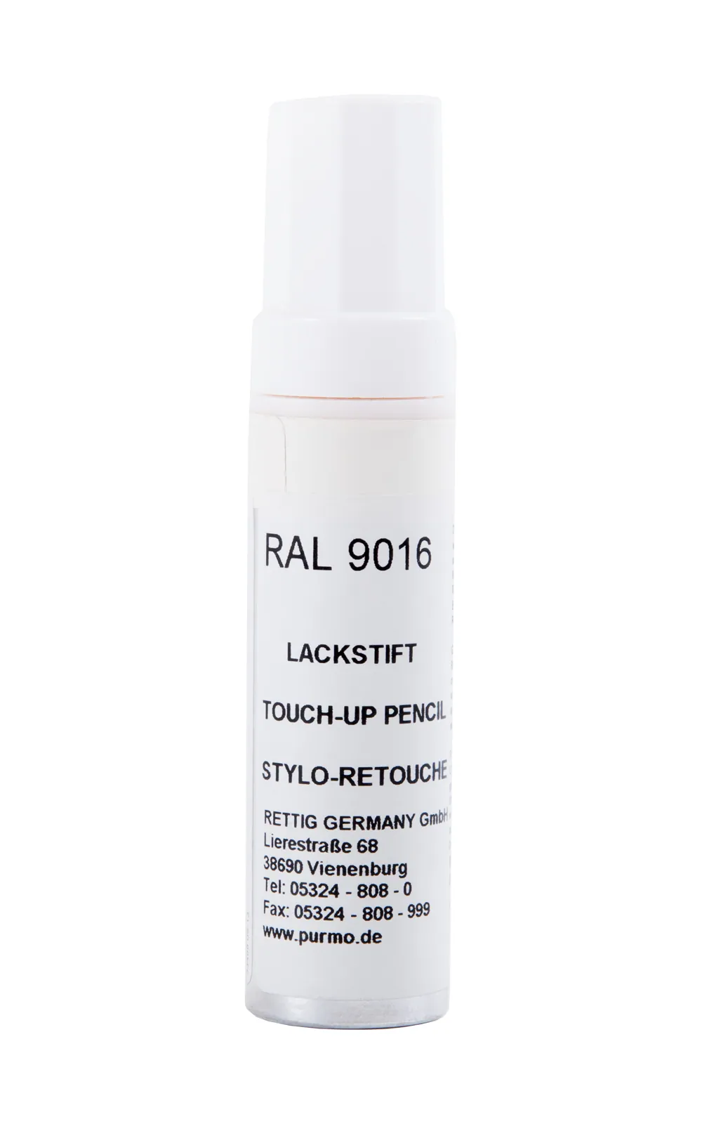 Korjausväri PURMO Tarvikkeet KYNSI,VALK.RAL9016, 12ml.