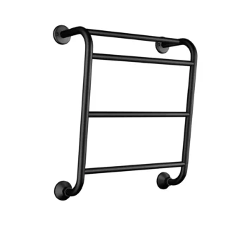Pyyhekuivain vesikäyttöinen REJ DESIGN RETRO Musta, alakytkentä