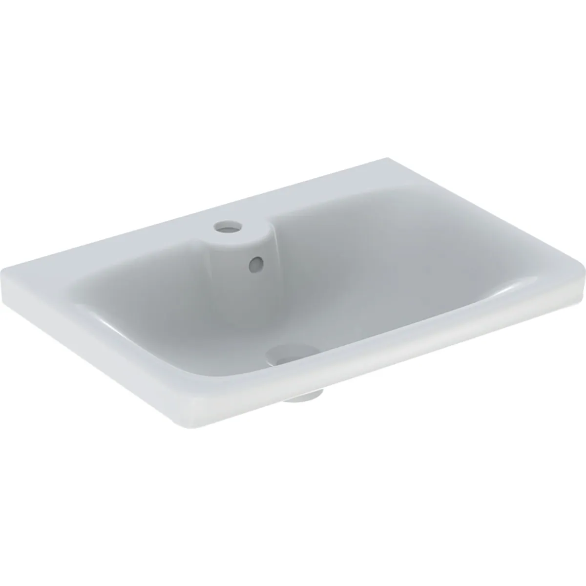 Tasoallas IDO Glow Square 600x440x175mm, valkoinen
