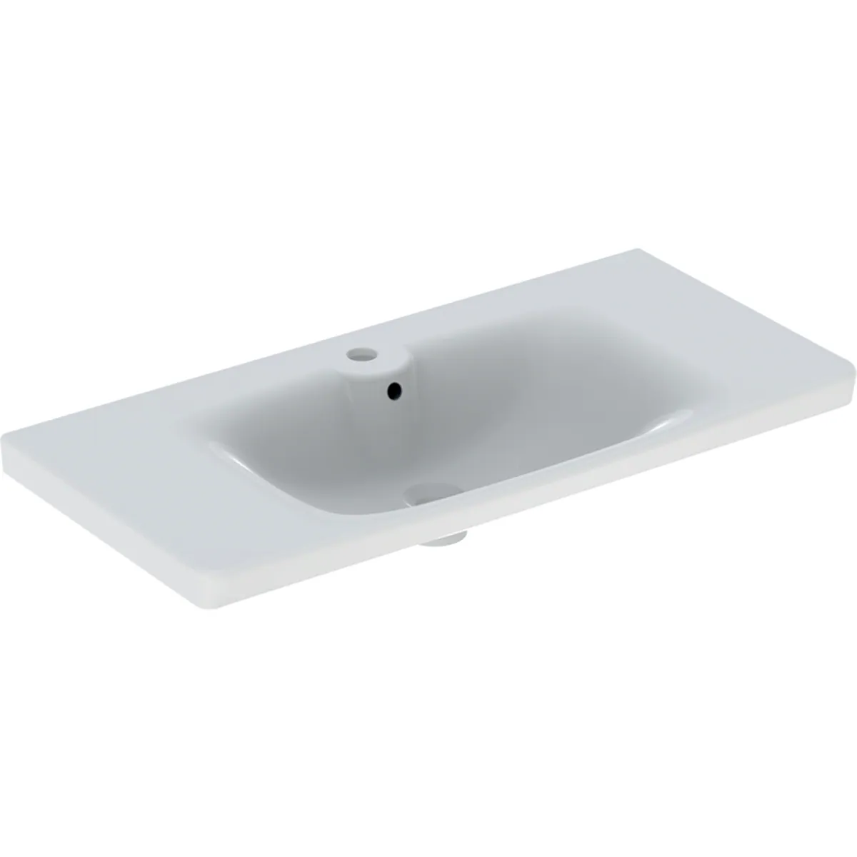 Tasoallas IDO Glow Square 900x440x170mm, valkoinen