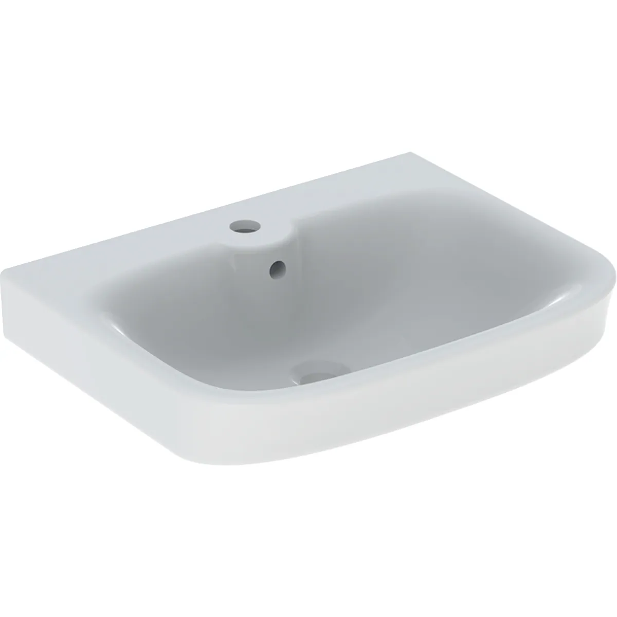 Pesuallas IDO Glow Square 560x440x170mm, valkoinen