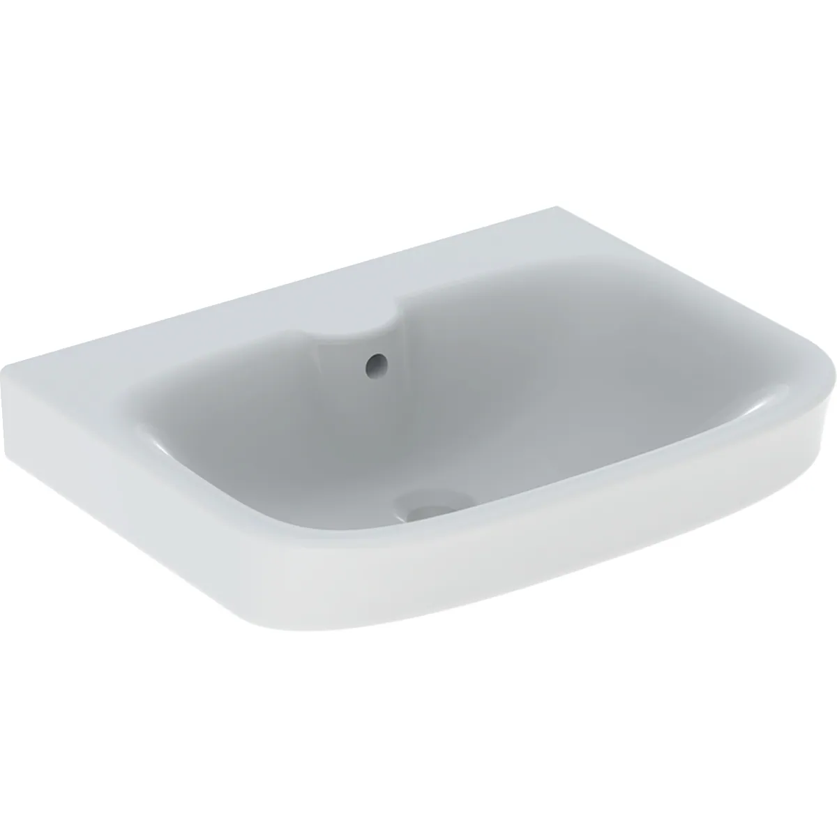 Pesuallas IDO Glow Square 560x440x170mm, valkoinen