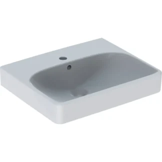 Pesuallas Geberit Smyle Square 500x410mm, valkoinen/KeraTect