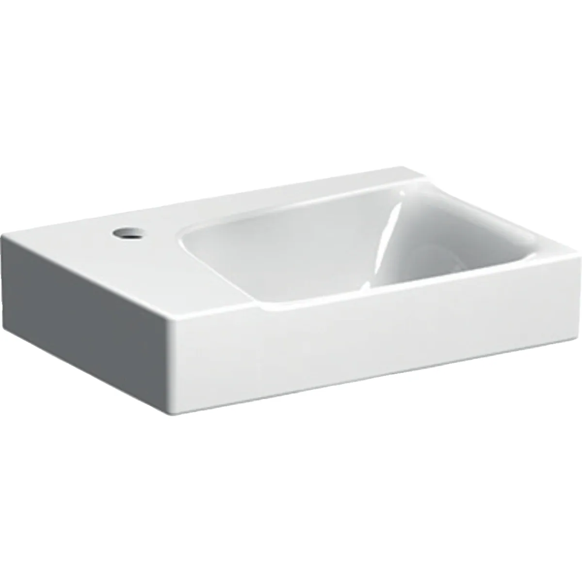 Pesuallas Geberit Xeno² 400x280mm, valkoinen/KeraTect
