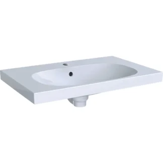 Pesuallas Geberit Acanto 750x482mm, valkoinen/KeraTect