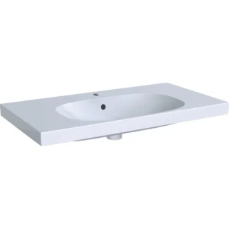 Pesuallas Geberit Acanto 900x482mm, valkoinen/KeraTect