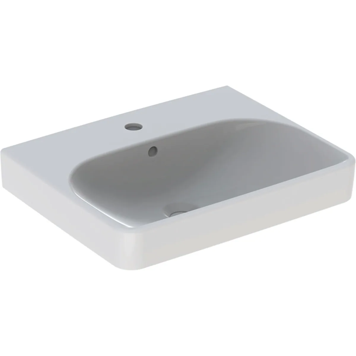 Pesuallas Geberit Smyle Square 550x440mm, valkoinen
