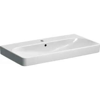 Pesuallas Geberit Smyle Square 900x480mm, valkoinen/KeraTect