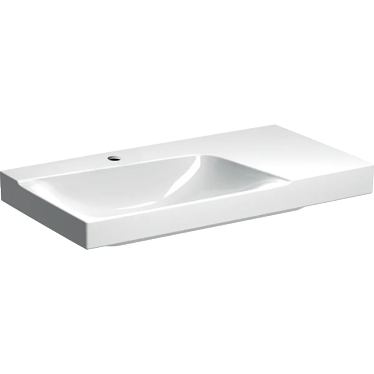 Pesuallas Geberit Xeno² 900x480mm, valkoinen/KeraTect