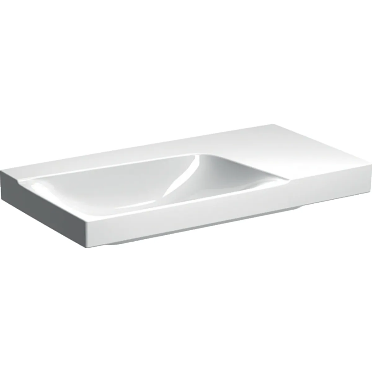 Pesuallas Geberit Xeno² 900x480mm, valkoinen/KeraTect
