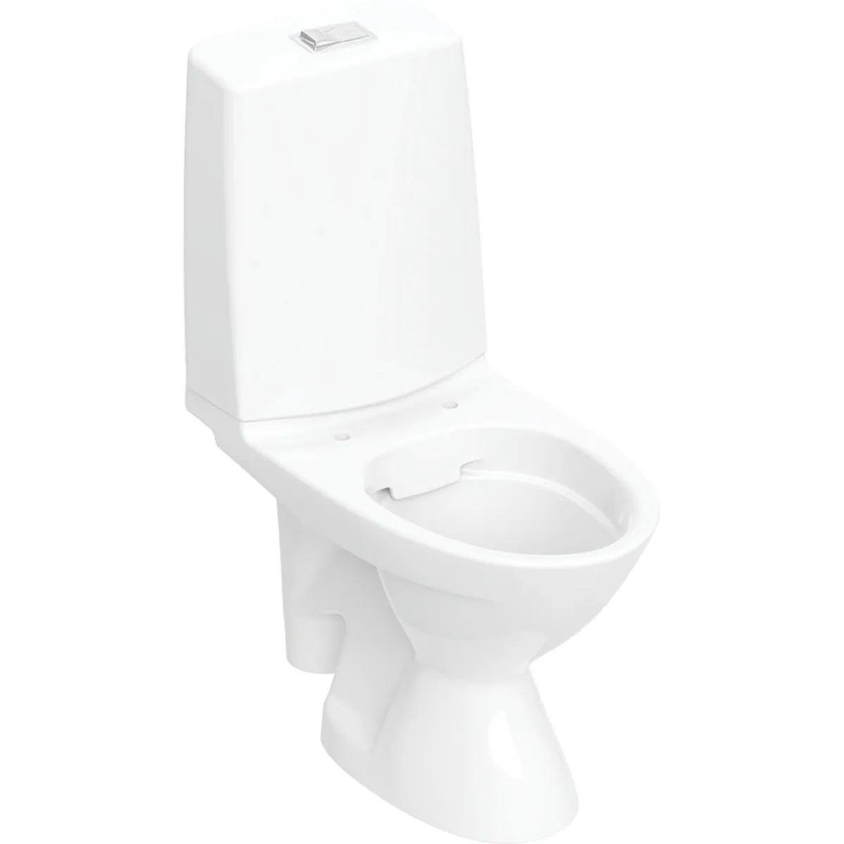 Wc-istuin, lattia IDO Glow 63 Glow63, avoin S, silikon, 1-H