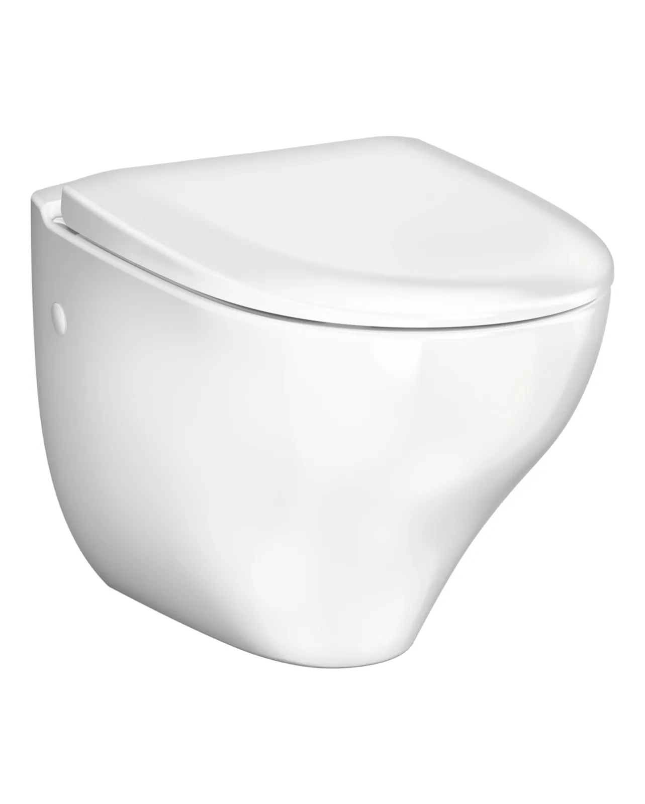 Wc-istuin, seinä GUSTAVSBERG NAUTIC HygienicFlush SlimSeat C+