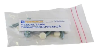 PESUALTAAN KIINNITYSRUUVISARJA 7x50mm